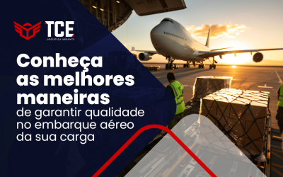 Conheça as melhores maneiras de garantir qualidade no embarque aéreo da sua carga